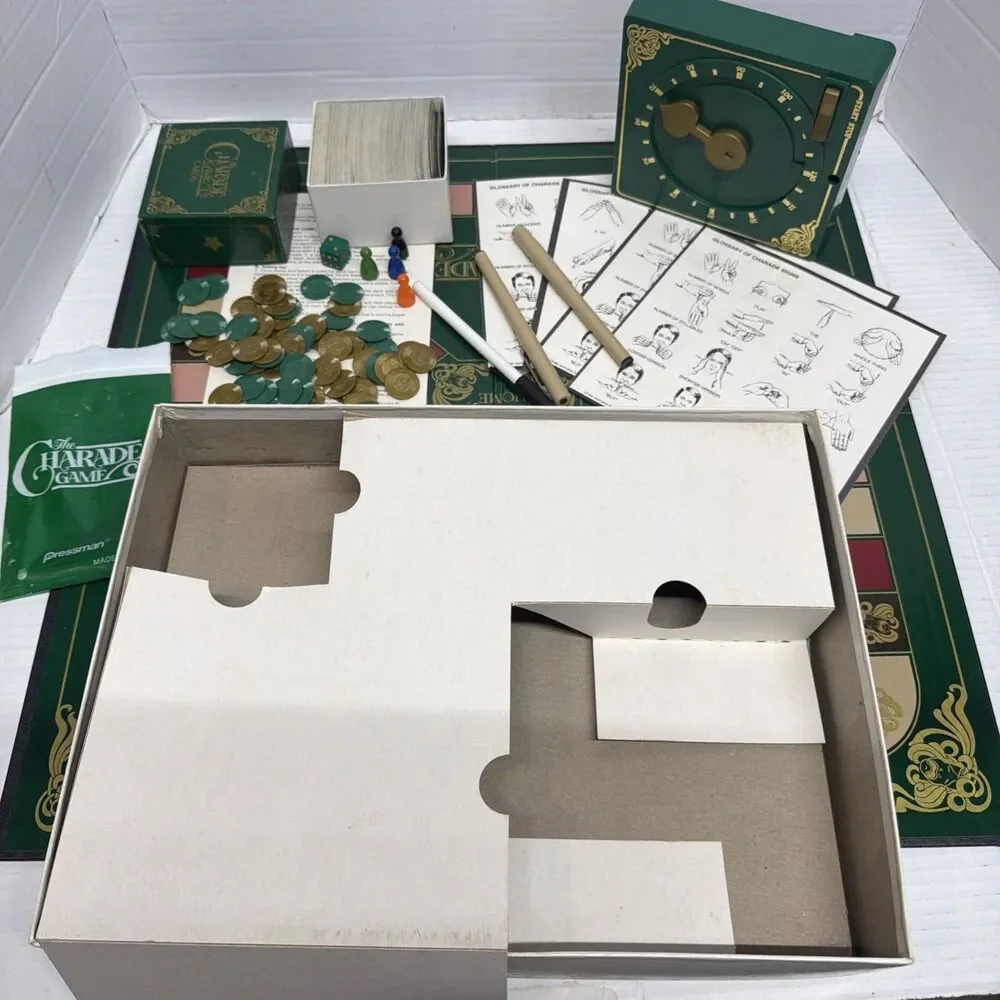 Pressman the CHARADE GAME 1984 vintage complete